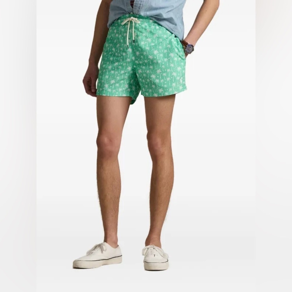 Polo Ralph Lauren 5.75" Traveler Classic Swim Trunks XL Preppy minimalist beach